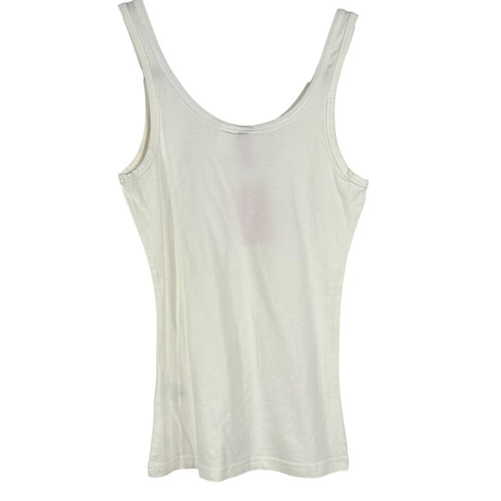 H&M Divided White Tank Top Size 2
